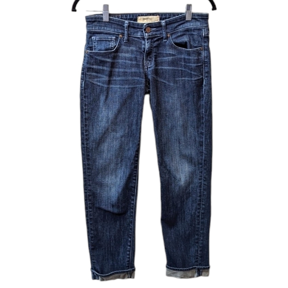 Anthropologie Holding Horses Slim Boyfriend Fit Cuffed Cropped Jeans (25)
